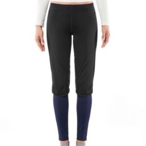 Falke Ergonomic Sport System - Wind Panel Leggings SizeS BluewBlack NET-A-PORTER